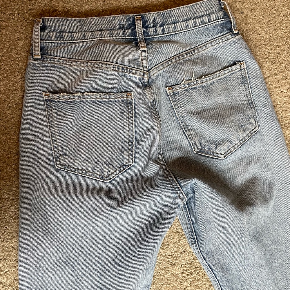 AGOLDE Riley High Rise Straight Crop Sz 24 - Picture 10 of 12